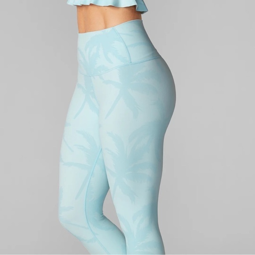 Tavi Noir High Waisted 7/8 Leggings Medium Powder Palm Print